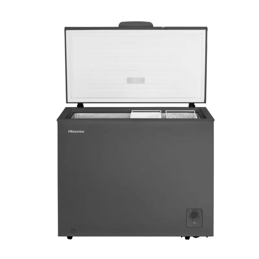 Hisense H320CFS 245L metallic silver convertible chest freezer - view 2
