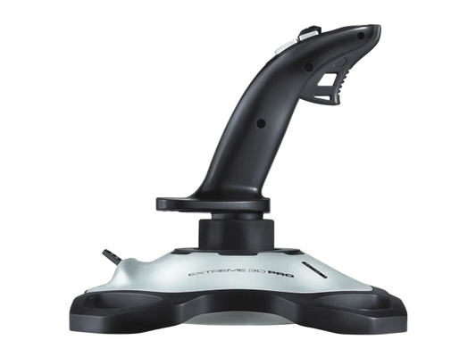 Logitech Extreme 3D Pro Joystick with twist-handle rudder control and ergonomic grip for precise gaming