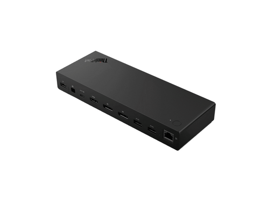 Lenovo ThinkPad USB4 Dock 5000 docking station with 4 monitor support 2 DisplayPort HDMI USB-C USB 3.2 RJ45 Ethernet 65W charging