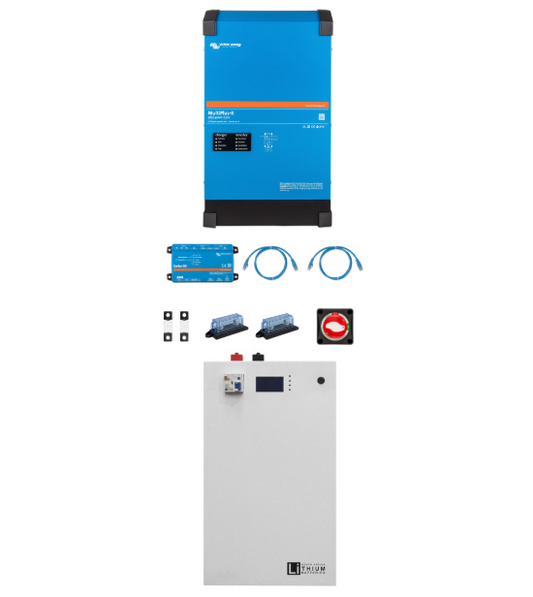 Victron MultiPlus-II 5kVA, LBSA 51.2V 208Ah 10.6kWh LiFePO4 battery Bundle Kit