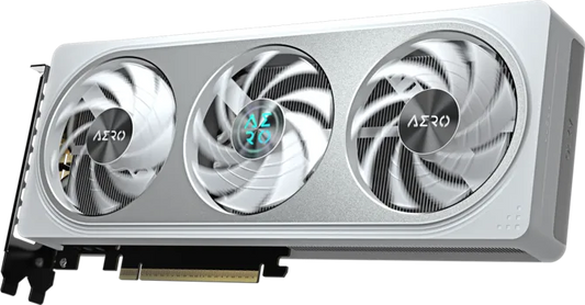 GIGABYTE GeForce RTX 5060 Ti AERO OC 8G white graphics card with 8GB GDDR7 memory for gaming content creation ray tracing and modern PC builds