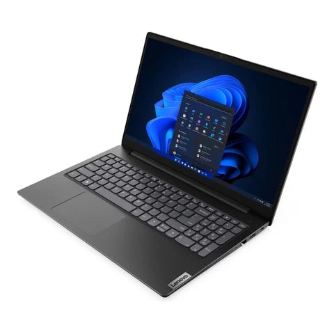 Lenovo V15 G4 AMD Ryzen 5 15.6-inch laptop – angled open view
