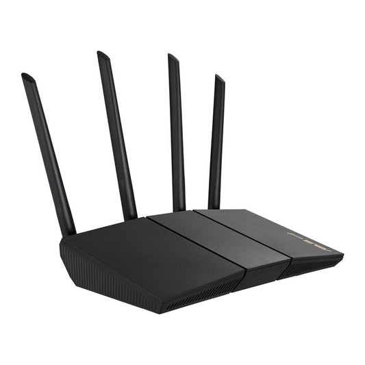 ASUS RT-AX57 AX3000 WiFi 6 dual-band router with 2402Mbps 574Mbps speeds AiMesh MU-MIMO OFDMA VPN 1 WAN and 4 LAN ports