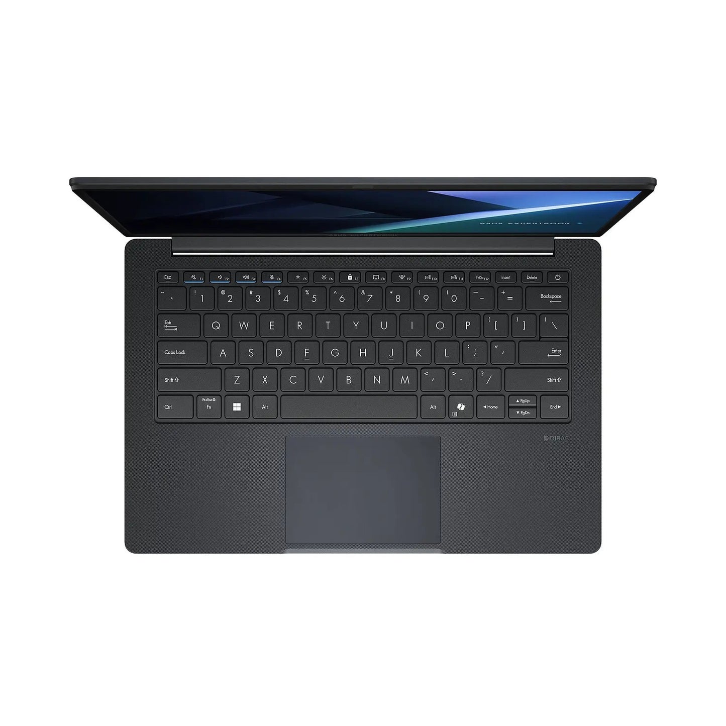 ASUS ExpertBook B1 laptop keyboard and touchpad
