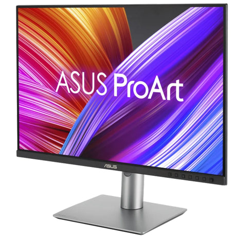 ASUS ProArt 24-inch 4K monitor with slim bezels and vibrant color display, designed for creative professionals.