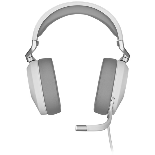 HS65 Premium White Headset 50mm Audio Drivers Omnidirectional Mic - view 2
