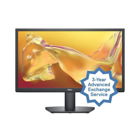Dell SE2225H 21.5 inch monitor front view with slim bezels and clear display