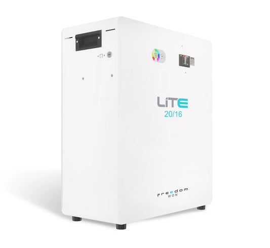 20kWh Freedom Won Lite Home 20/16 Solar Battery | 51.2V Lithium Iron Phosphate Storage for Residential Backup | Load Shedding Backup and Solar Storage | Off-Grid