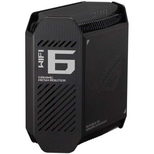 ASUS ROG Rapture GT6 AX10000 tri band gaming WiFi 6 router mesh system single pack for low latency gaming