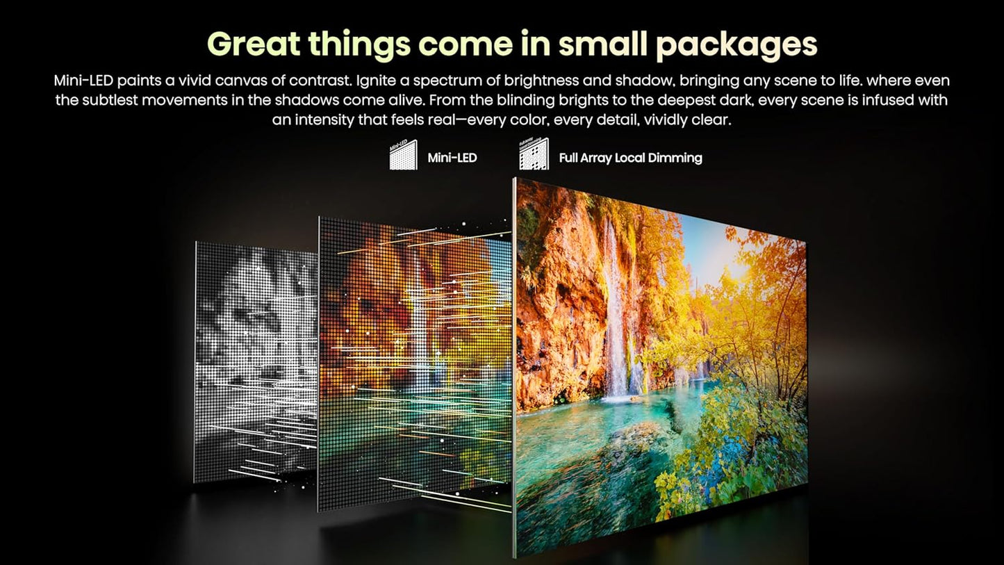 Hisense 55-inch U6NAU MiniLED 4K Smart TV HDR Dolby Vision sleek design