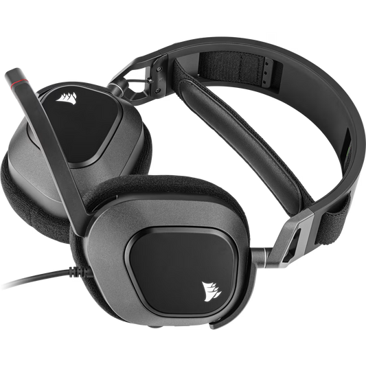 HS80 RGB USB Gaming Headset with 7.1 Surround Sound Carbon - view 2