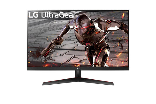 Front view of LG 32GN600F UltraGear 32" QHD 165Hz Gaming Monitor with vibrant display