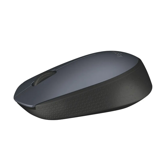 Side profile of Logitech M170 Wireless Mouse (Grey) showing contoured shape and comfortable grip
