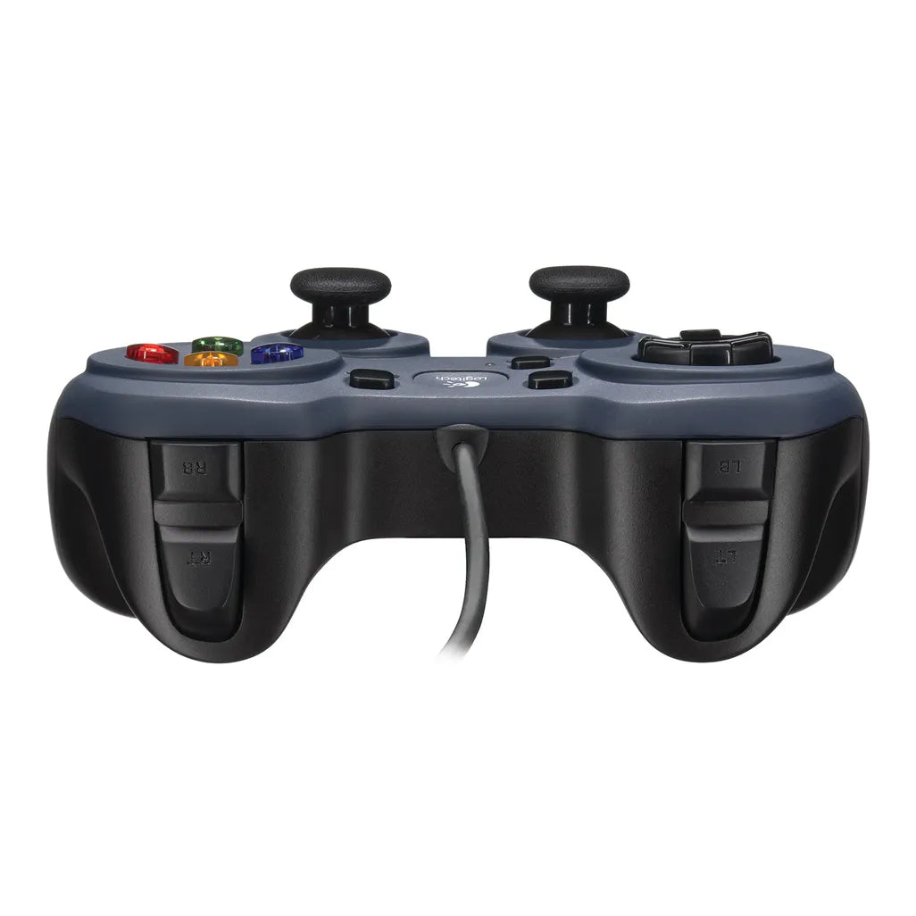 Front view of Logitech F310 Gamepad showing dual analog sticks and control buttons