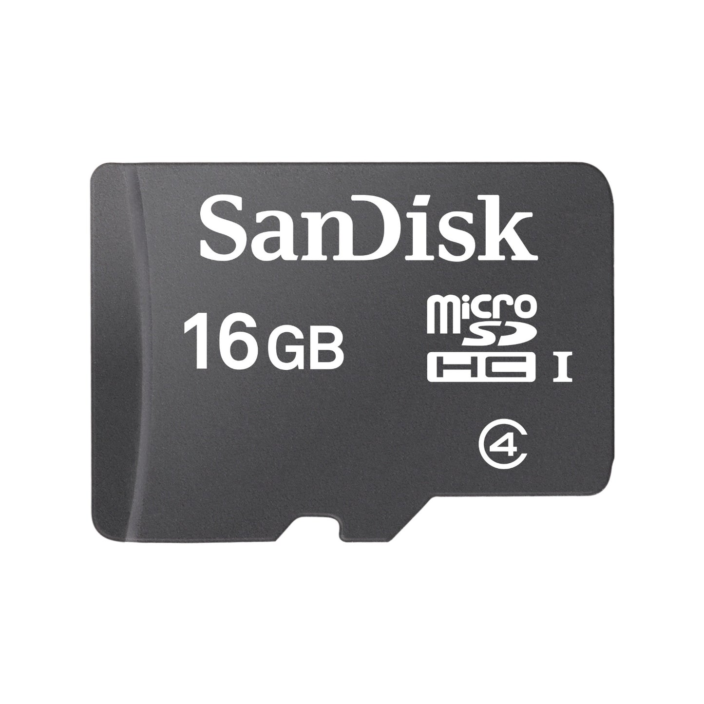 SanDisk 16GB Class 4 microSDHC memory card for phones cameras tablets and compatible devices