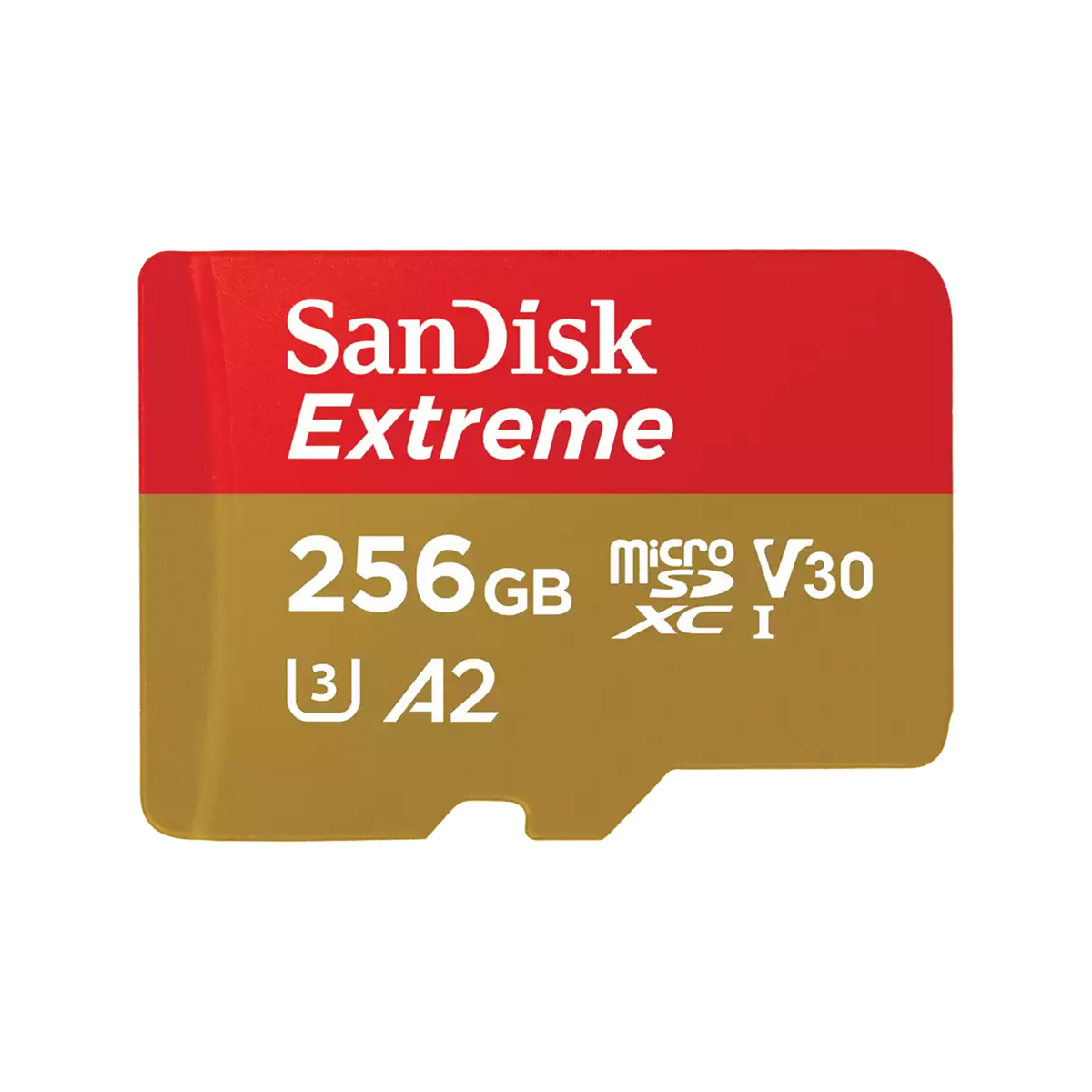 SanDisk Extreme 256GB microSDXC UHS-I card for 4K UHD video with U3 V30 A2 performance for drones action cameras smartphones tablets and creators