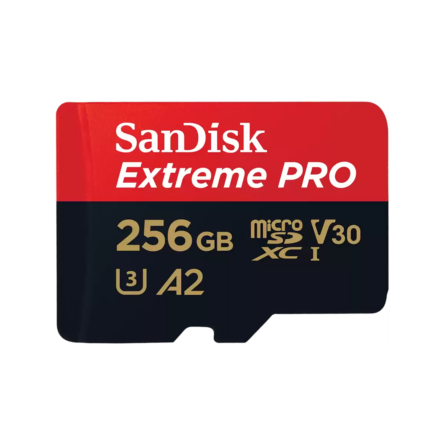 SanDisk Extreme PRO 256GB microSDXC card with adapter for 4K UHD video cameras drones smartphones and tablets