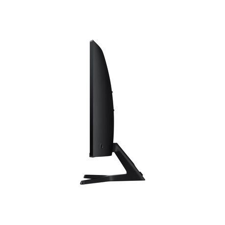 Side view of the Samsung 32-inch Curved Full HD Monitor showing the 1500R screen curvature.