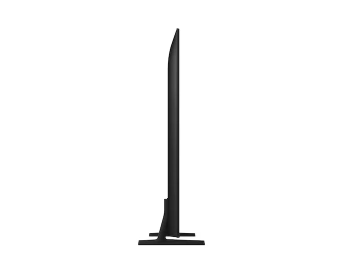 Side profile of Samsung QA65Q7F 65-inch QLED TV highlighting ultra-thin design