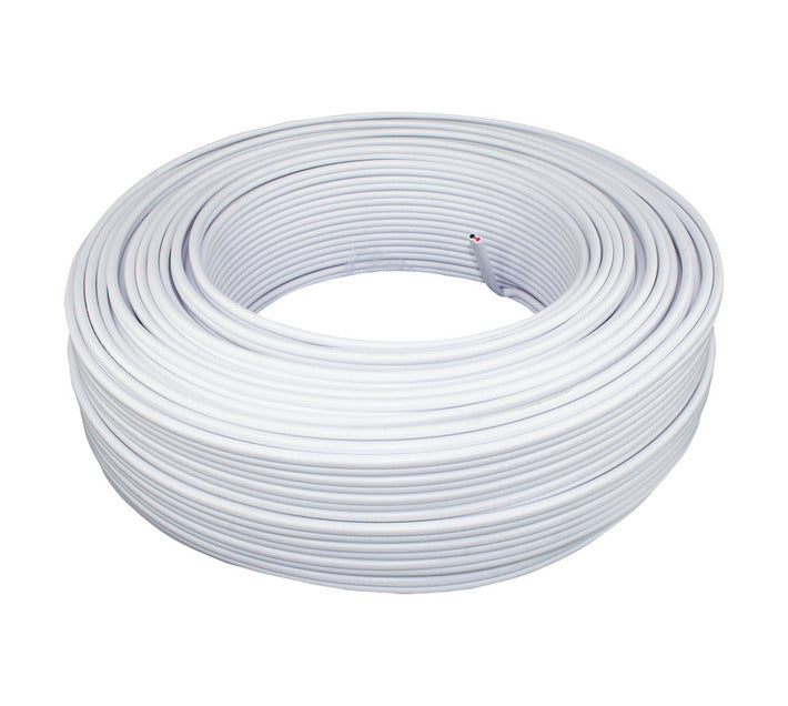 1.5mm² White Twin Flat + Earth Cable - 100 meters