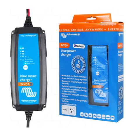 Victron Blue Smart IP65 Charger 24/5A 230V battery charger"