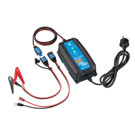 Victron Blue Smart IP65 24/5A battery charger with connection cables"