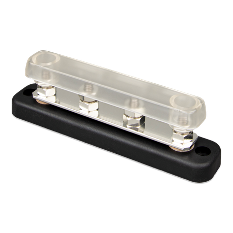 150A 4P DC busbar with protective cover for battery connections