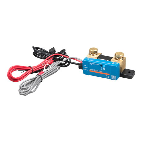 Victron SmartShunt IP65 300A IP65 battery monitor with supplied cables for easy installation