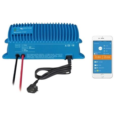 Victron Energy Blue Smart IP67 Charger 12/13(1) 230V CEE 7/7 waterproof battery charger with Bluetooth connectivity