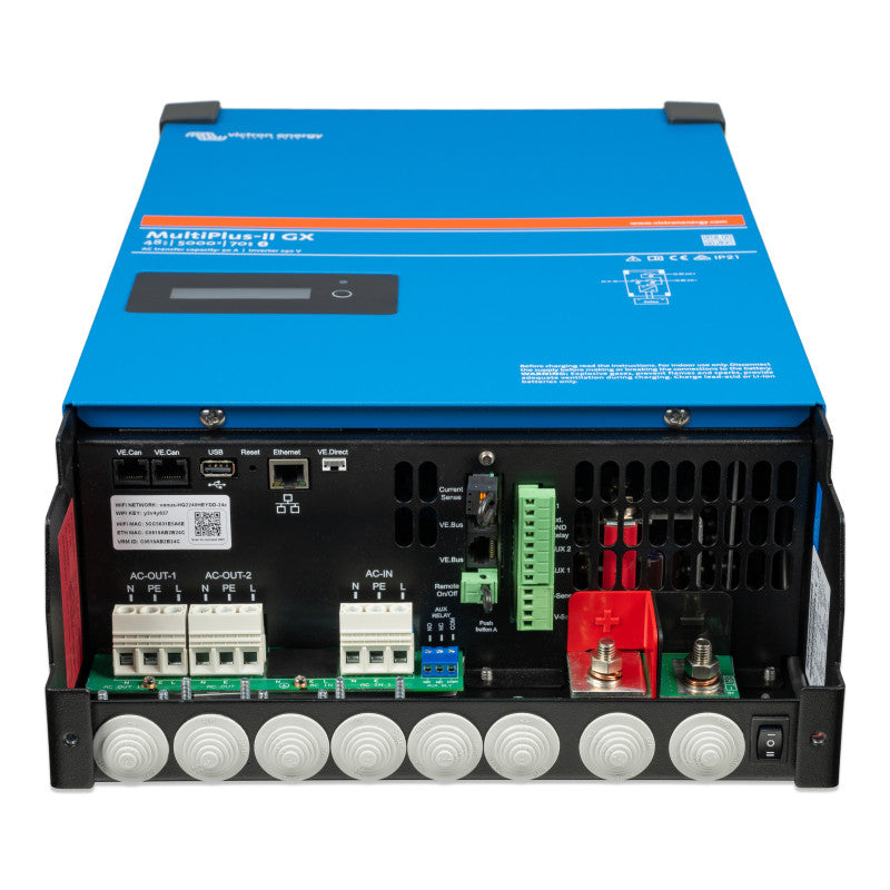 Victron MultiPlus-II 48/5000/70-50 GX - 5kVA 48V Inverter / Charger with Built in GX Device