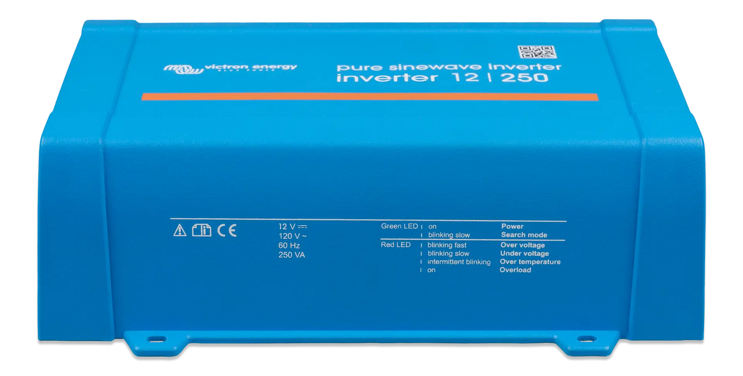 Victron Pure Sinewave Phoenix Inverter 12/250 230V angled view