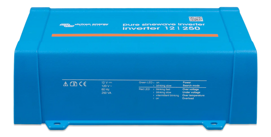 Victron Pure Sinewave Phoenix Inverter 12/250 230V angled view