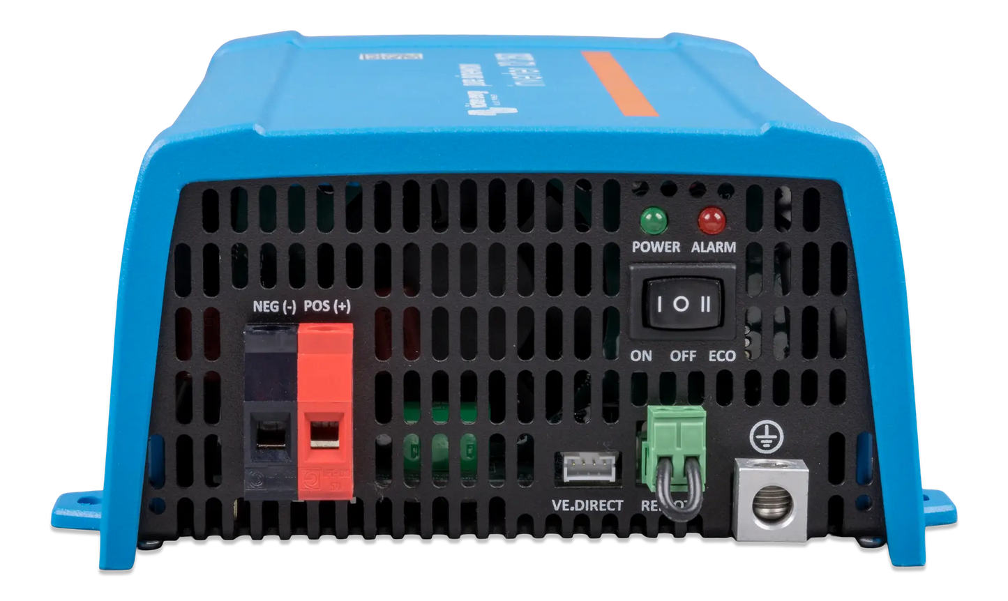 Victron Phoenix Inverter 12/250 230V side profile with connection ports