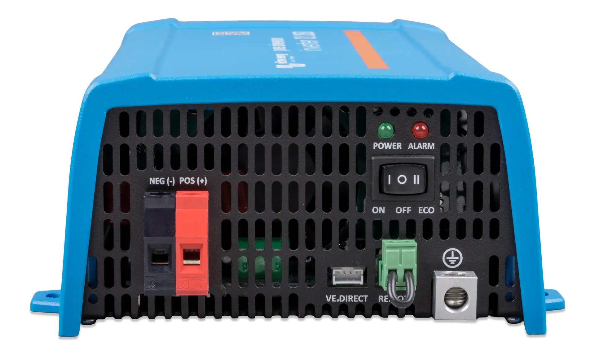 Victron Phoenix Inverter 12/250 230V side profile with connection ports