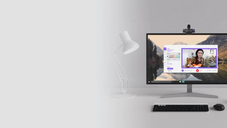 Logitech C920s HD Pro Webcam used for professional video meetings, streaming, and online teaching