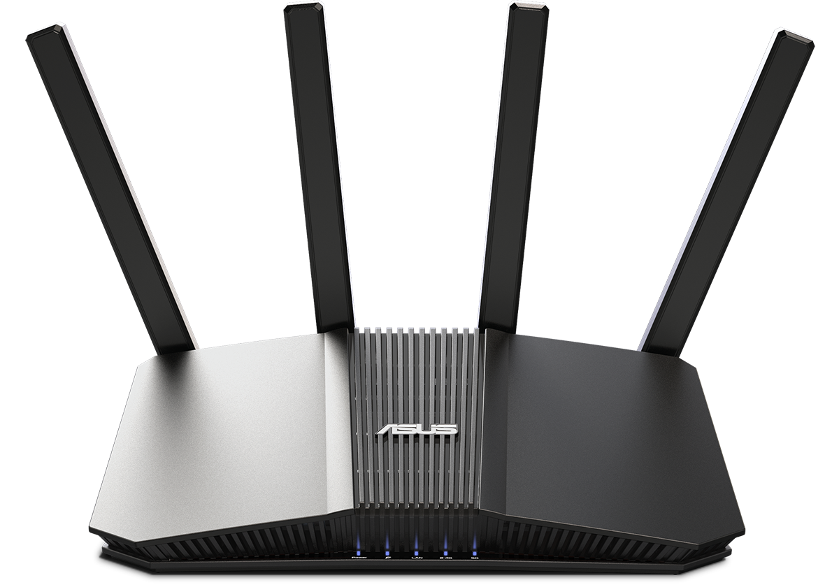 ASUS RT-BE59 BE5000 WiFi 7 wireless router - front view