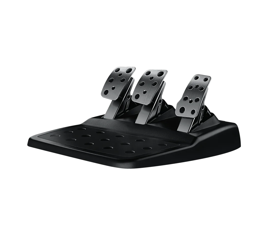 Logitech G29 Driving Force Racing Wheel for PlayStation 4, PlayStation 3, and PC featuring realistic force feedback, stainless steel paddle shifters, and responsive pedals for an immersive racing experience.