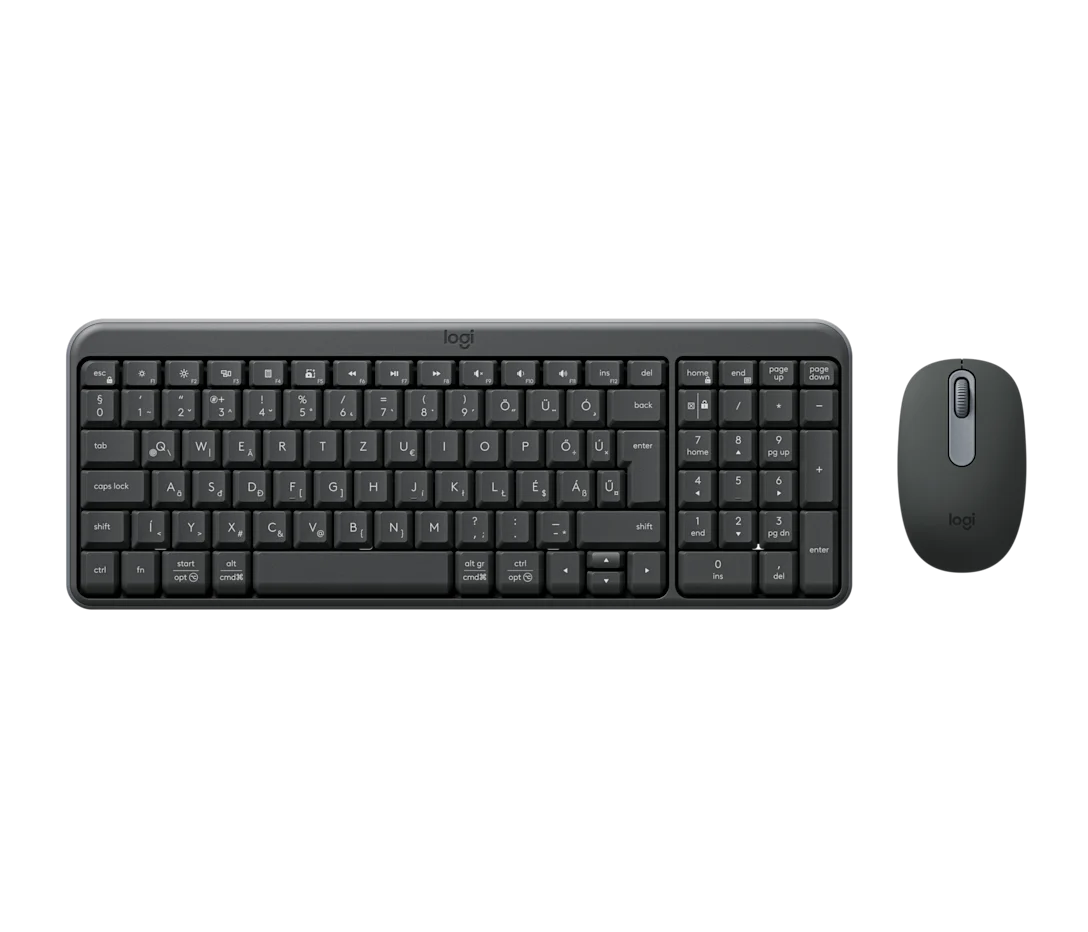 Logitech MK250 wireless keyboard and mouse combo with compact full-size keyboard and comfortable optical mouse, designed for reliable everyday computing and clutter-free wireless connectivity.