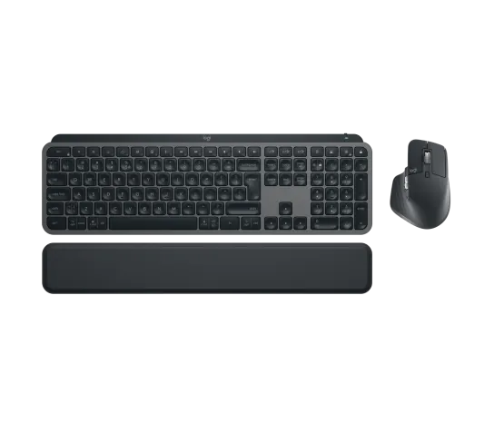 Logitech MX Keys S Performance Combo in graphite with wireless MX Keys S keyboard and MX Master 3S mouse