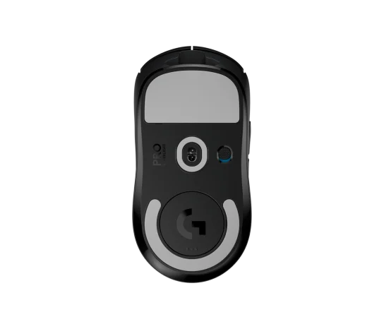 Logitech G PRO X SUPERLIGHT 2 Gaming Mouse in black with ultra-lightweight design and HERO 25K sensor