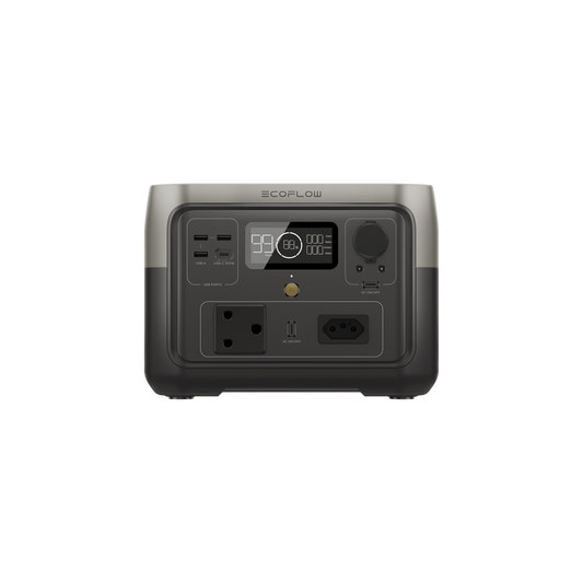 EcoFlow RIVER 2 MAX Portable Power Station – 512Wh Battery, 500W Output