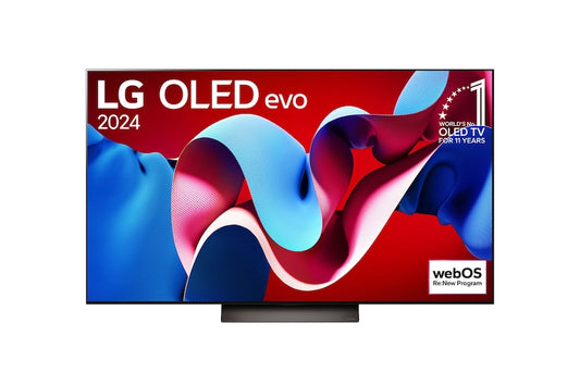 LG OLED55C4 55-inch OLED evo smart TV - front view
