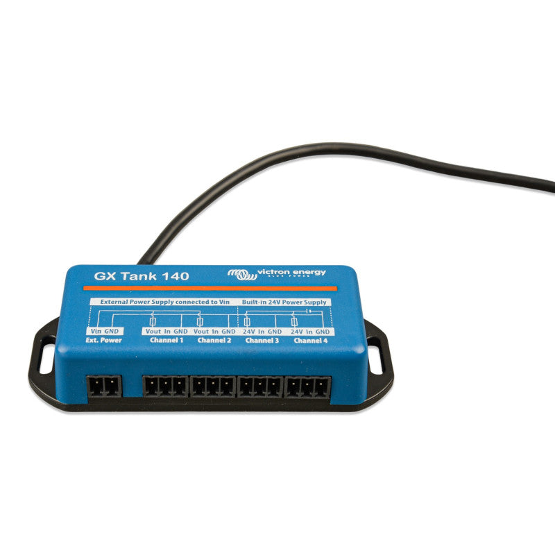 Victron GX Tank 140 tank level monitoring interface for Victron GX devices marine RV off-grid system