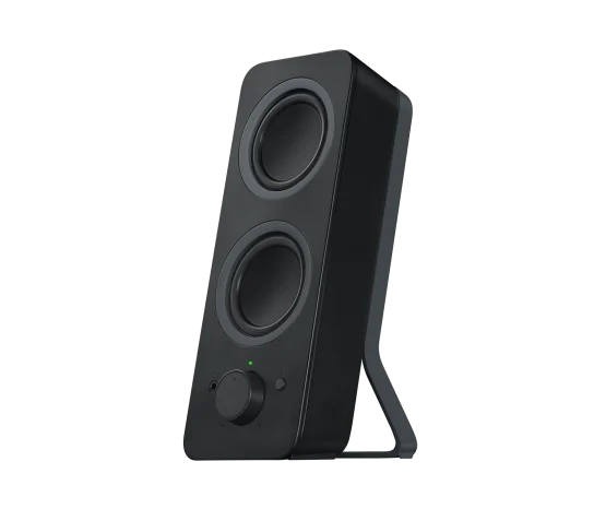 Logitech Z207 Wireless Bluetooth Speakers in black with 2.0 stereo sound and compact design