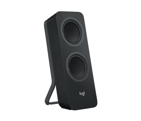 Logitech Z207 Wireless Bluetooth Speakers in black with 2.0 stereo sound and compact design