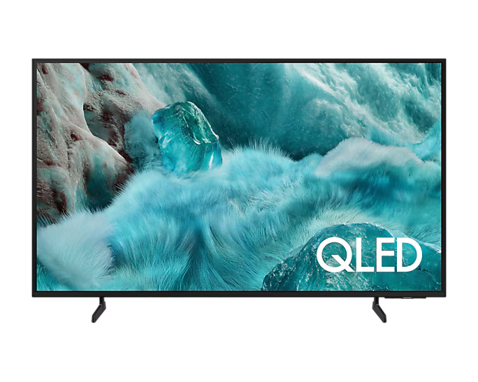Samsung QA55Q7F 55-inch QLED 4K AI Smart TV with Quantum Dot display and slim bezel design