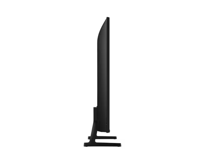 Side profile of Samsung UA55DU7000 55-inch 4K UHD Smart TV showing sleek and modern design