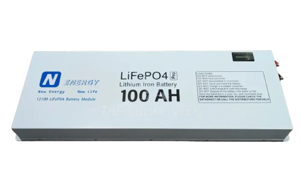 Solarix Nenergy SOLNE12V100AH 12.8V 100Ah LiFePO4 battery - front view