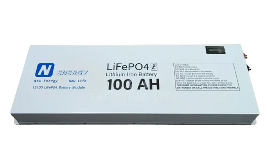 Solarix Nenergy SOLNE12V100AH 12.8V 100Ah LiFePO4 battery - front view