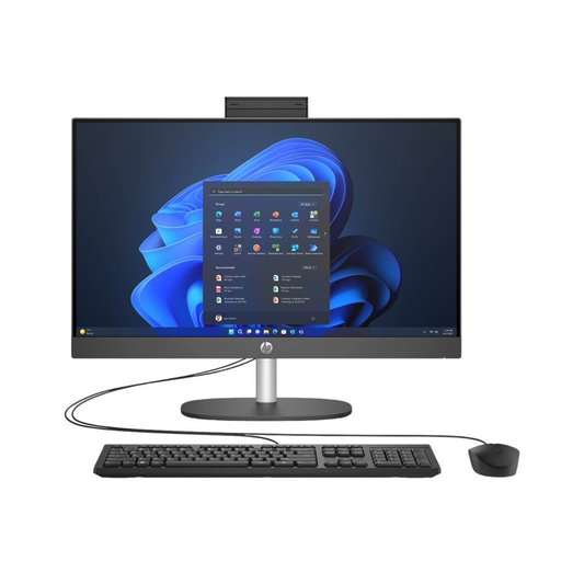 HP ProOne 245 G10 23.8 inch all in one PC with AMD Ryzen 3, 8GB RAM, 512GB SSD and Windows 11 Pro for office and business use